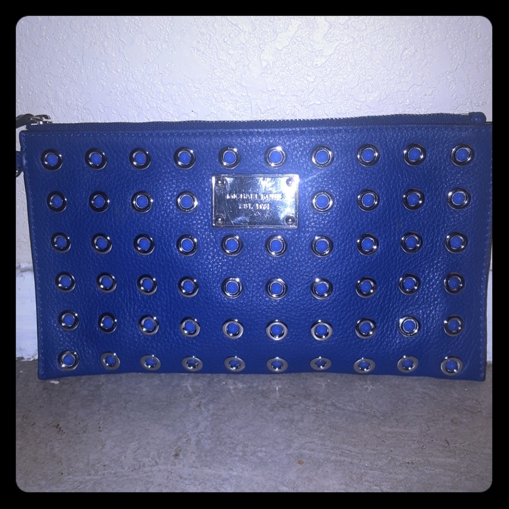 Michael Kors Blue Clutch